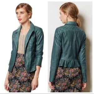 Anthropologie Fayette vegan leather jacket, size 2